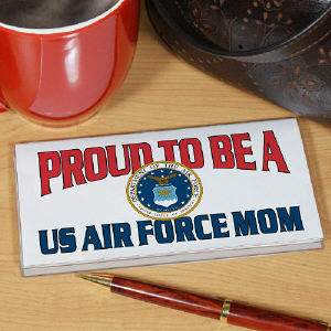 Proud To Be A...Personalized Military Checkbook Cover